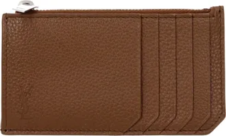 Saint Laurent Portadocumenti Uomo Pelle Marrone