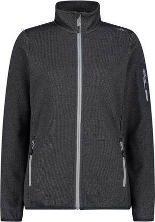 F.lli Campagnolo Jacket Jacquard Knitted Fleecejacke f&uuml;r Damen | grau