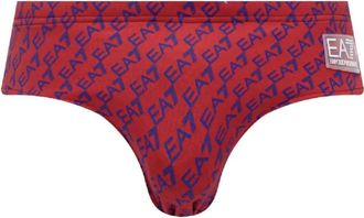 Emporio Armani Emporio Armani Ea7, Uomo, Costumi da bagno, Rosso, S, new