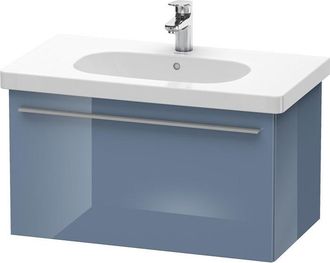 Duravit Duravit X-large Mueble De Pared 6048, 1 Extra&iacute;ble, 800mm Para C&oacute;digo D, Color (frente/cuerpo): Laca De Alto Brillo Stone Blue - Xl604804747
