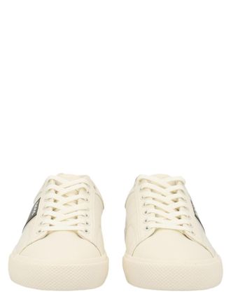 BOSS Aiden Low-Top Cream Polyester Sneakers