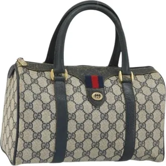 Gucci Pre-owned Plastic gucci-bags - Dames - Vintage Handtas - Blauw - ONE Size - Vintage
