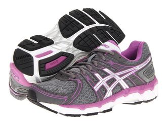 Asics GEL-Fortetm Womens Running Shoes Storm/Lightning/Purple : 13 D - Wide, Rubber/Synthetic