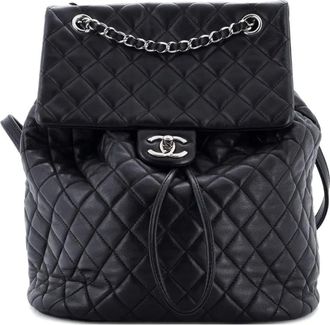 Chanel Urban Spirit Quilted Lambskin Large backpack - Zwart