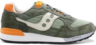 Saucony Retro Sneakers met Su&egrave;de Inzetstukken - Heren - Sneakers - Veelkleurig - 44 EU - Su&egrave;de - Schoenen