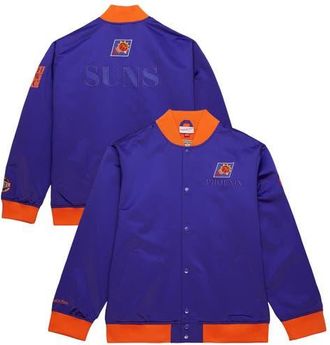 Mitchell & Ness Mens Mitchell & Ness Purple Phoenix Suns Hardwood Classics Team OG 3.0 Lightweight Satin Full-Snap Jacket at Nordstrom, Size Xx-Large
