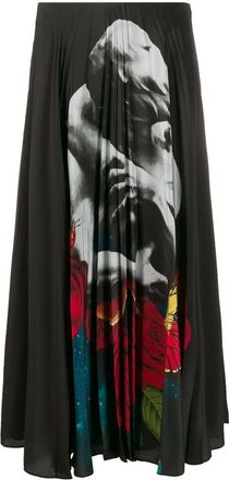 Valentino Garavani X Undercover Print Pleated Skirt
