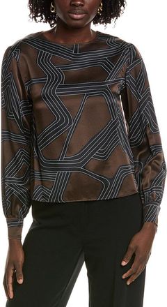 Officine G&eacute;n&eacute;rale Officine Generale Georgie Silk Print Top
