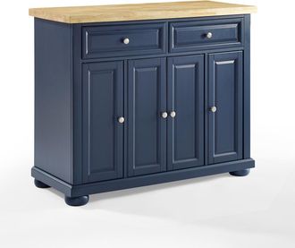 Crosley Furniture Madison Kitchen Island Navy