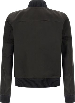 Rick Owens Mens Black Polyester Bomber Clothing