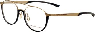 Porsche Design Unisex 52 mm Gold Opticals