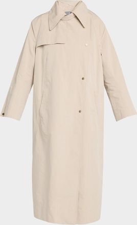 Giorgio Armani Techno Long Trench Coat