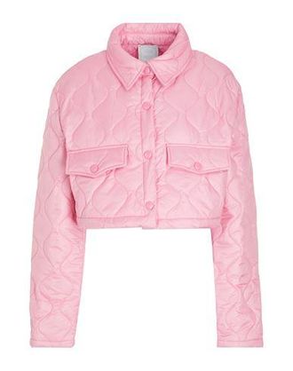 8 by YOOX RECYCLED NYLON QUILTED CROP SHACKET
