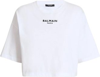 Balmain Mujer, Camisetas, Blanco, Talla: S