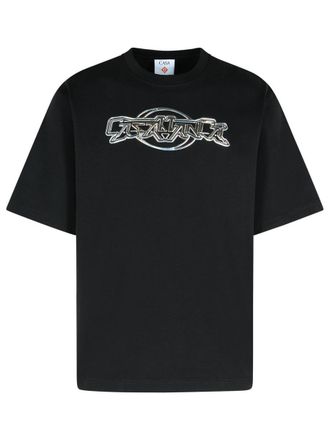 Casablanca Black Cotton T-Shirt