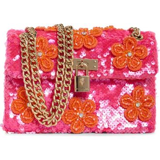 Kurt Geiger Mini Brixton Sequin Crossbody Bag in Open Pink at Nordstrom Rack