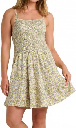 Toad & Co Womens Camellia Tank Dress In Gold