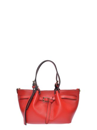 Luisa Vannini Rood Rundleer Tas