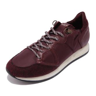 Philippe Model Sneakers, male, Red, 8 UK, Monaco Vintage Trainers