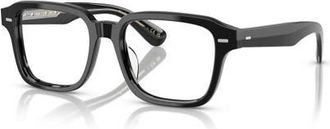 Oliver Peoples 51mm Rectangle optical glasses in Black at Nordstrom