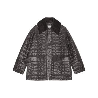 Ganni Outerwears Grigio-Donna