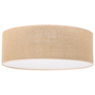 OEM L&aacute;mpara De Techo Juta Plexi Beige 40cm E27