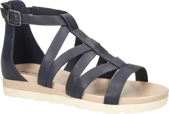 Easy Street Vila Faux Leather Sandal in Navy at Nordstrom Rack, Size 7.5