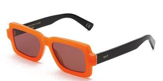 Retro Superfuture PILASTRO JUICE V6U Mens Sunglasses Orange Size 54