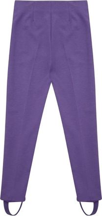 Lardini Paarse Viscose Jodhpur Stijl Broek - Dames - Skinny broeken - Paars - S - Broeken