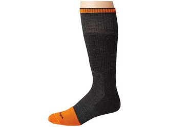 Darn Tough Steely Boot Cush w/ Full Cush Toe Box Mens Knee High Socks Shoes Graphite : LG (US 10-12), Lycra/Merino/Nylon