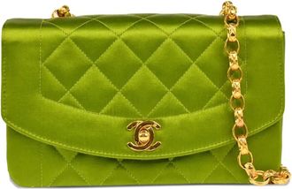 Chanel Borsa a spalla Diana 1990 - Verde