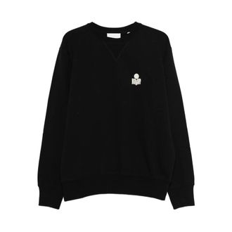 Isabel Marant Mike Logo-embroidered Crew-neck Sweatshirt