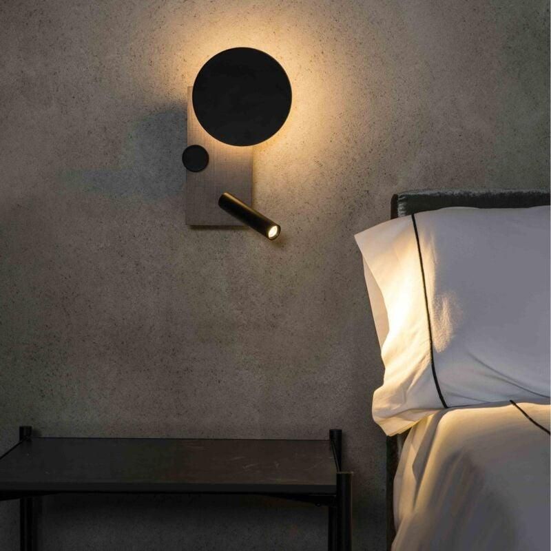 Faro Barcelona Wandleuchte FRAME – Altgold Matt/beige Mit LED, Dimmbar, Modernes Design