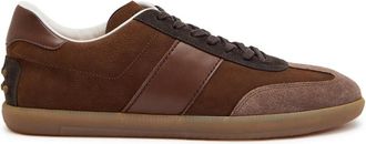 Tod's Panelled Nubuck Sneakers - Brown - 11 (IT45 / UK11)