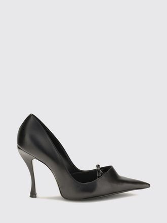 Balenciaga Bloom High-Heeled Lambskin Pumps with Decorative Bow
