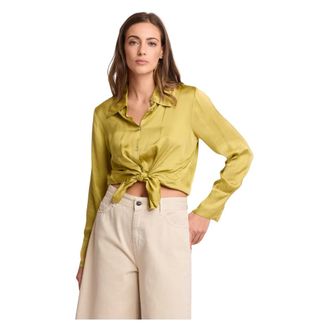 Kocca Shirts, female, Green, Size: L Karalippo Viscose Shirt