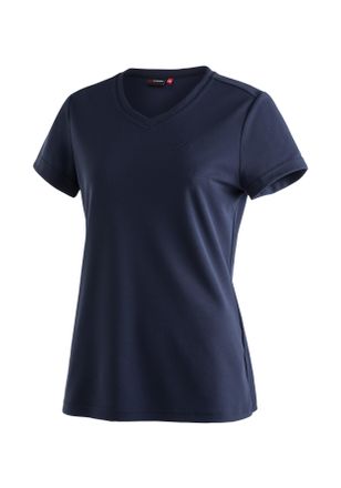 Maier Sports Funktionsshirt MAIER SPORTS Trudy, Damen, Gr. 34, blau (dunkelblau), 100% Polyester, Rundhals, Shirts Funktionsshirt, Damen T-Shirt, Kurzarmshirt f&uuml;r 