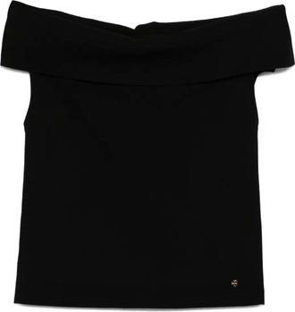 Anine Bing Top con spalle scoperte - Nero