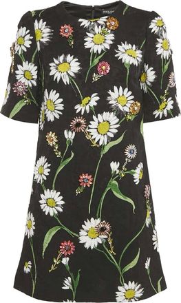 Dolce & Gabbana jacquard crystal dress - Black