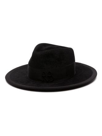 Ruslan Baginskiy Fedora con ricamo - Nero