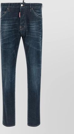 Dsquared2 denim slim-fit straight-leg jeans
