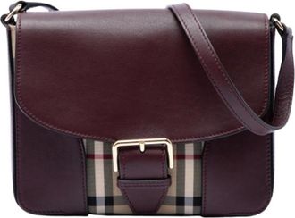 Burberry Pre-owned Nylon shoulder-bags - - Pre-owned - Donna - Rosso - ONE SIZE