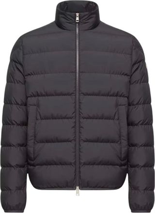 Moncler Baudinet kort donsjack - Heren - Jassen - Blauw - Maat: XL Poliester