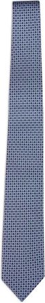 Ferragamo Carato Tie - Heren - Stropdassen - Blauw - ONE Size - Accessoires