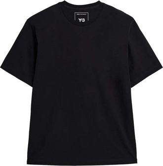 Yohji Yamamoto T-Shirt In Cotone Con Grafica Sul Retro-Uomo