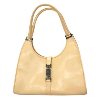 Gucci Pre-owned Shoulder Bags, female, Beige, Size: ONE SIZE Pre-owned Vintage Handbag
