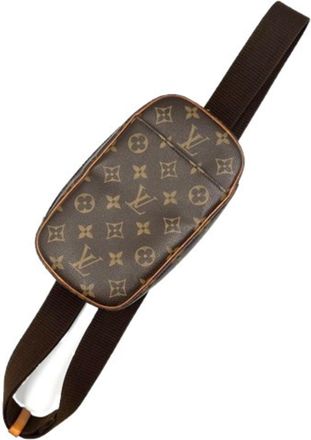 Louis Vuitton Monogram Brown Pvc Sling Bag (Pre-Owned)
