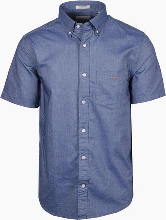 GANT Mens GANT CLASSIC OXFORD SHIRT PERSIAN BLUE - Size: 40