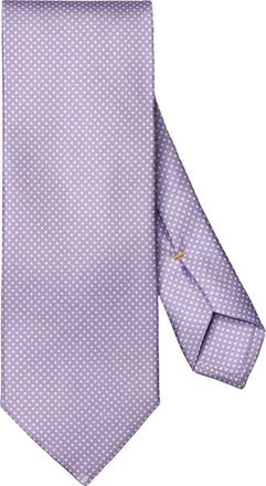 Eton Polka Dot Silk Tie in Light Purple at Nordstrom