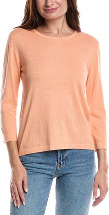 Forté Cashmere Coastal Silk & Cashmere-Blend Sweater